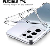 Galaxy S25 Ultra Transparant Soft TPU Air Cushion Hoesje