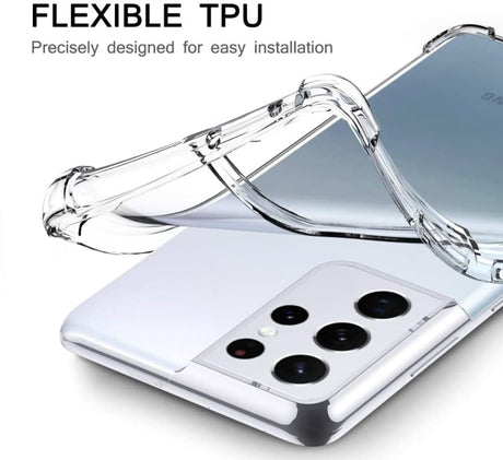 Galaxy S25 Ultra Transparant Soft TPU Air Cushion Hoesje