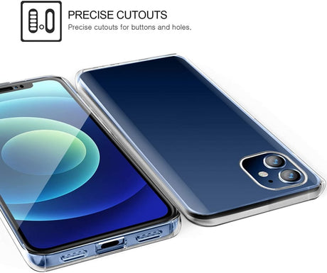 iPhone 13 Mini 360° Ultra Clear Hybrid PC + TPU Hoesje