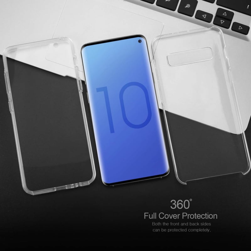 Galaxy S10E 360° Ultra Clear Hybrid PC + TPU Hoesje