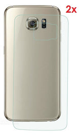 2 STUKS Galaxy S6 Edge Plus Transparant Folie Achterkant Protector
