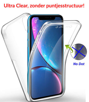 iPhone Xs Max 360° Ultra Clear Hybrid PC + TPU Hoesje