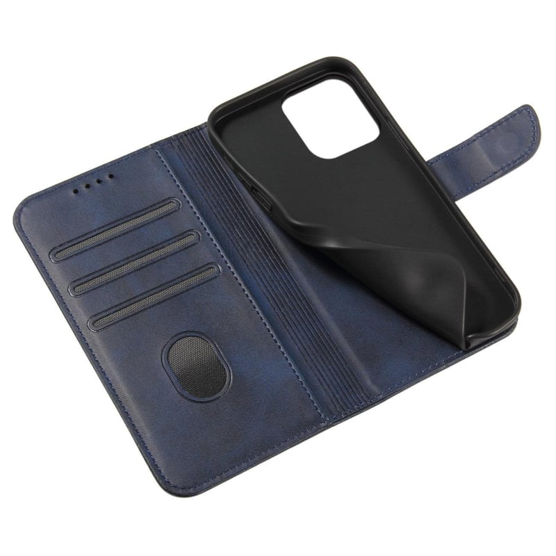 Galaxy S24 Plus PU-Leren Bookcase Portemonnee Hoesje Blauw