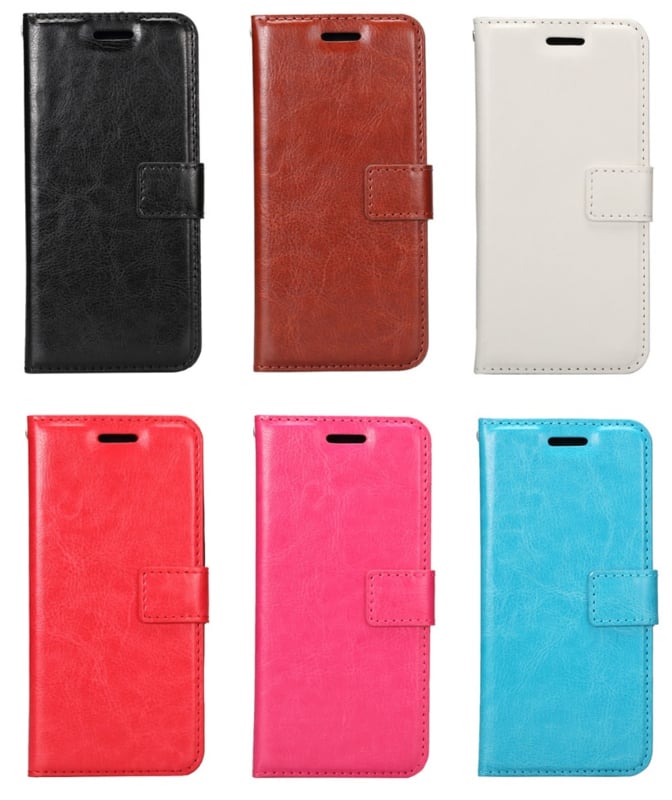 Galaxy S8 Leren Portemonnee Hoesje Met Pasfotovakje