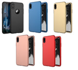 iPhone X / Xs 360° Full Cover Case Hoesje incl. Tempered Glass