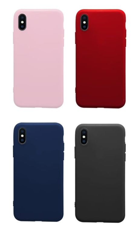 iPhone Xs Max TPU Matte Kleuren Hoesje / / / Blauw