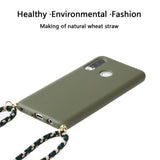 Huawei P30 Lite Crossbody TPU Hoesje met Koord Groen