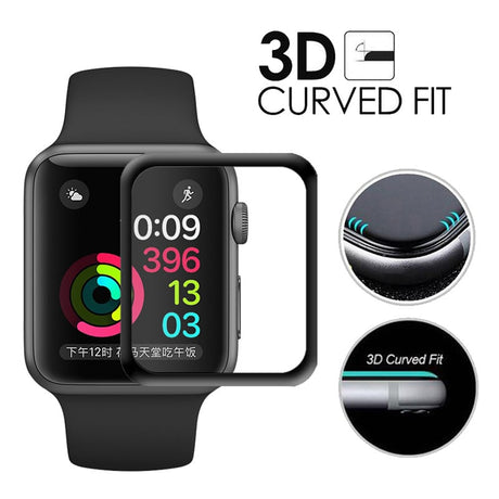 Apple Watch 1/2/3 / 3D Tempered Glass Screen Protector