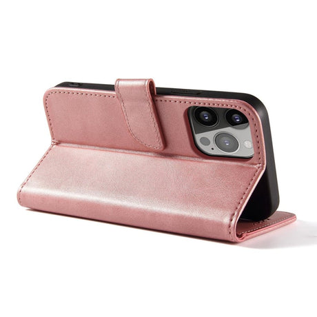 Galaxy S24 Plus PU-Leren Bookcase Portemonnee Hoesje Roze