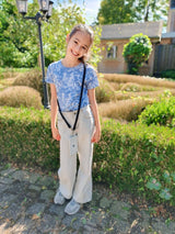 Universeel Zwart Telefoonkoord Gevlochten Stof