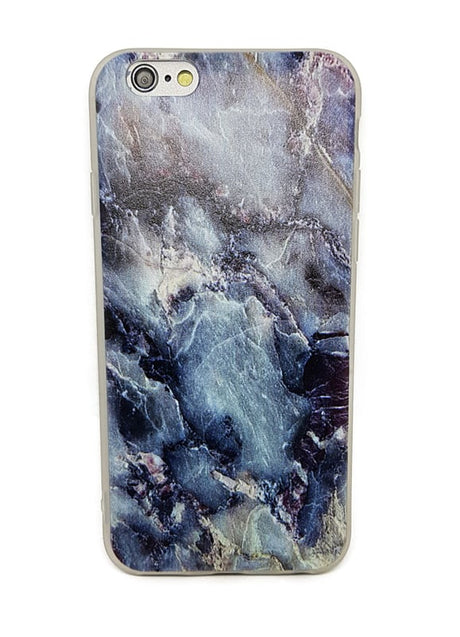 iPhone 6 Plus / 6S+ Soft TPU Hoesje Marmer Design Dark & Wild