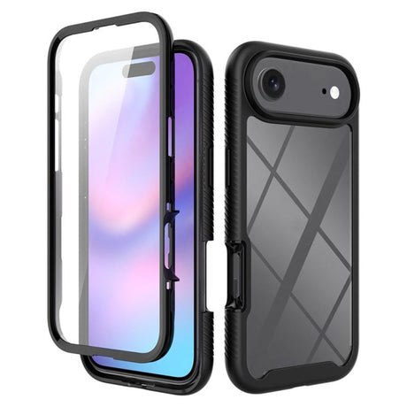 iPhone 17 Air 360° Full Protect Hoesje met Screenprotector Zwart