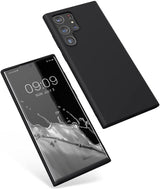 Galaxy S24 Ultra Soft TPU Case Hoesje Matte Zwart