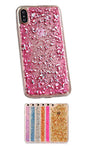 iPhone Xr TPU Bling Glitterhoesje Blad - Look