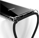 Galaxy S24 Crossbody Transparant TPU Hoesje met Koord