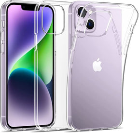 iPhone 14 / 16e Premium Soft TPU Hoesje Transparant