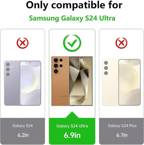 Galaxy S24 Ultra 360° Ultra Clear Hybrid PC + TPU Hoesje