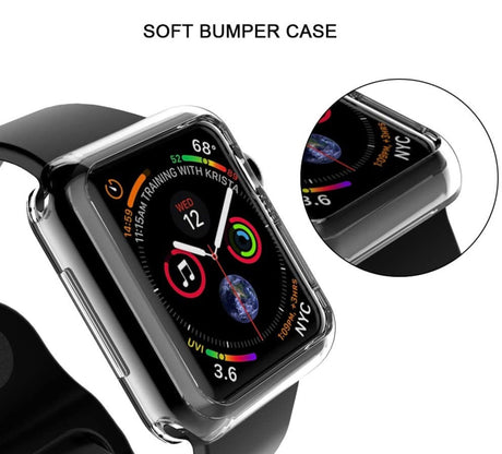Apple Watch 4/5/6/SE 40MM/44MM Transparant Soft TPU Bumper Hoesje