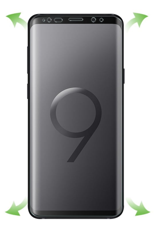 Galaxy S9 Plus Premium 3D Curved Full Cover Folie Screen Protector