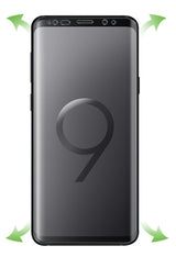 Galaxy S9 Plus Premium 3D Curved Full Cover Folie Screen Protector
