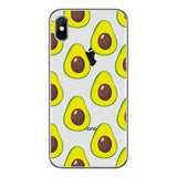 iPhone Xr Soft TPU Hoesje Avocado Print