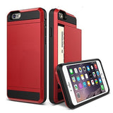 iPhone 6 / 6S Slide Armor Hoesje Met Pashouder