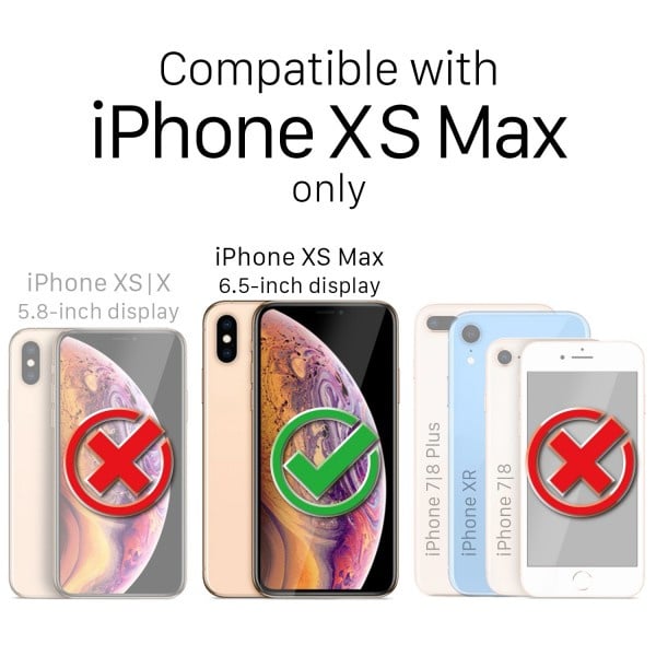 2 STUKS iPhone Xs Max Transparant Folie Achterkant Protector