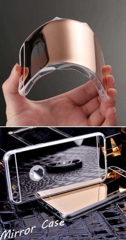 iPhone 6 Plus / 6S+ TPU Bling Spiegel Hoesje