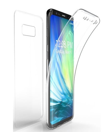 Galaxy S8 360° Full Cover Transparant TPU Hoesje