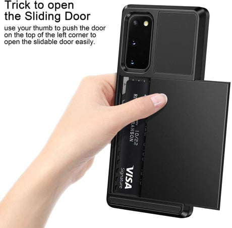 Galaxy S22 Plus Slide Armor Hoesje Met Pashouder
