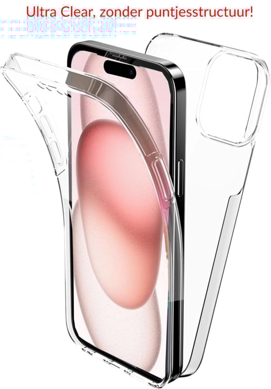 iPhone 17 360° Ultra Clear Hybrid PC + TPU Hoesje