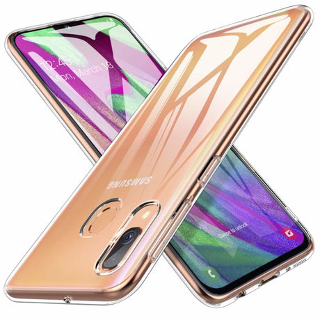 Galaxy A40 Premium Transparant Soft TPU Hoesje