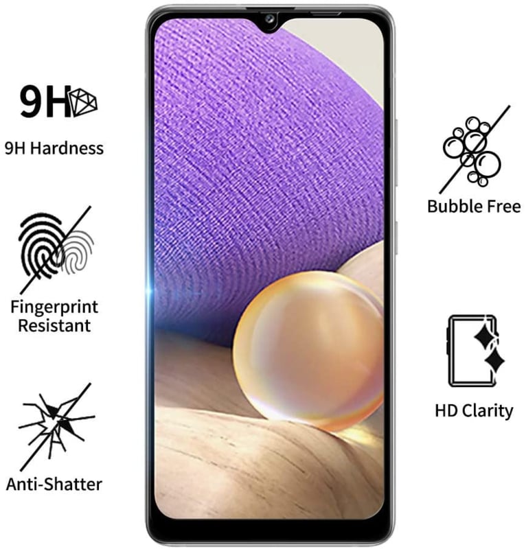 Galaxy A32 4G Full Cover Full Glue Tempered Glass Protector