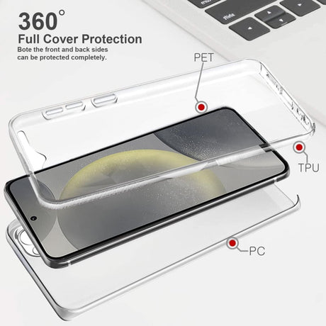 Galaxy S24 360° Ultra Clear Hybrid PC + TPU Hoesje