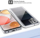 Galaxy A42 360° Ultra Clear Hybrid PC + TPU Hoesje