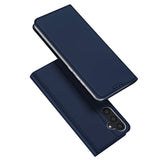 Galaxy S24 Dux Ducis Skin Pro Flip Case Blauw