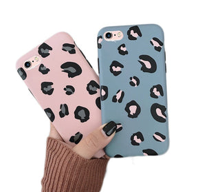 iPhone 6 / 6S Soft TPU Hoesje Luipaard Print