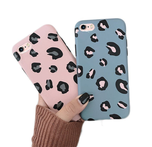 iPhone 6 / 6S Soft TPU Hoesje Luipaard Print