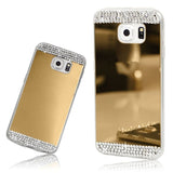 Galaxy S8 Plus Bling Spiegel Hoesje Met Strass-Steentjes