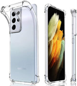Galaxy S23 Ultra Transparant Soft TPU Air Cushion Hoesje