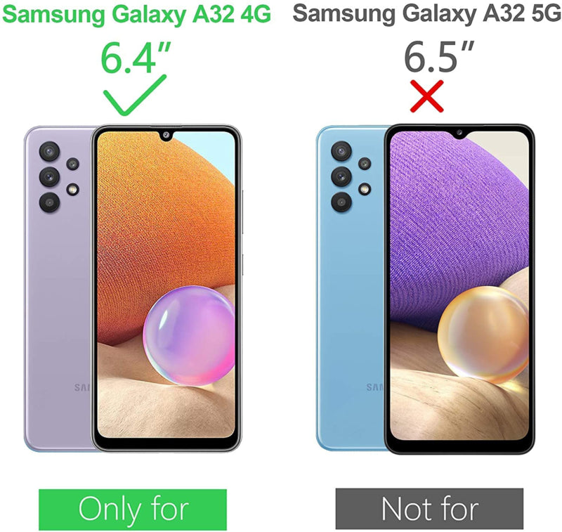 Galaxy A32 4G 360° Ultra Clear Hybrid PC + TPU Hoesje
