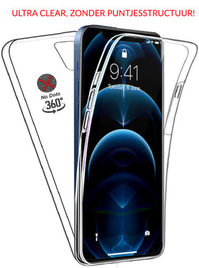 iPhone 13 Pro Max 360° Ultra Clear Hybrid PC + TPU Hoesje