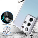 Galaxy S24 Ultra Crossbody Transparant TPU Hoesje met Koord