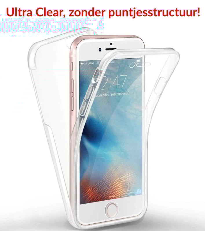 iPhone 7 Plus / 8 Plus 360° Ultra Clear Hybrid PC + TPU Hoesje