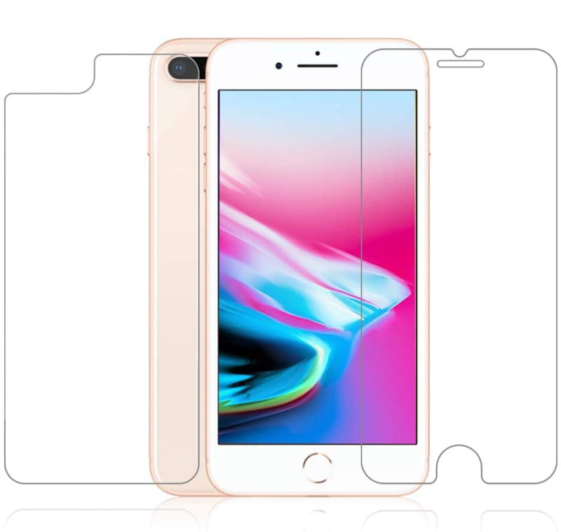 iPhone 7 Plus / 8 Plus Front + Back Tempered Glass Protector