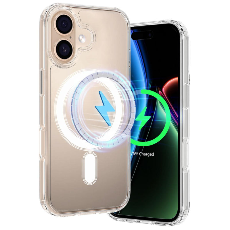 iPhone 17 Transparant Hoesje met MagSafe - Hybrid TPU + PC