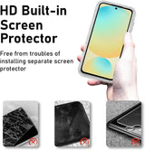 Galaxy S24 FE 360° Ultra Clear Hybrid PC + TPU Hoesje