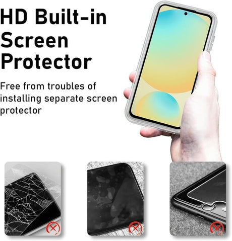 Galaxy S23 FE 360° Ultra Clear Hybrid PC + TPU Hoesje