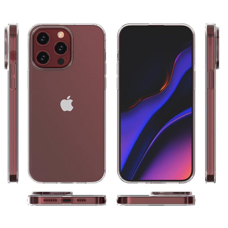 iPhone 15 Pro Max Premium Soft TPU Hoesje Transparant