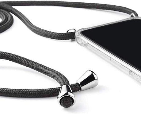 iPhone 15 Pro Max Transparant TPU Hoesje met Koord Crossbody